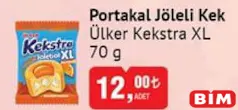 ÜLKER KEKSTRA XL PORTAKAL JÖLELİ KEK 70 G